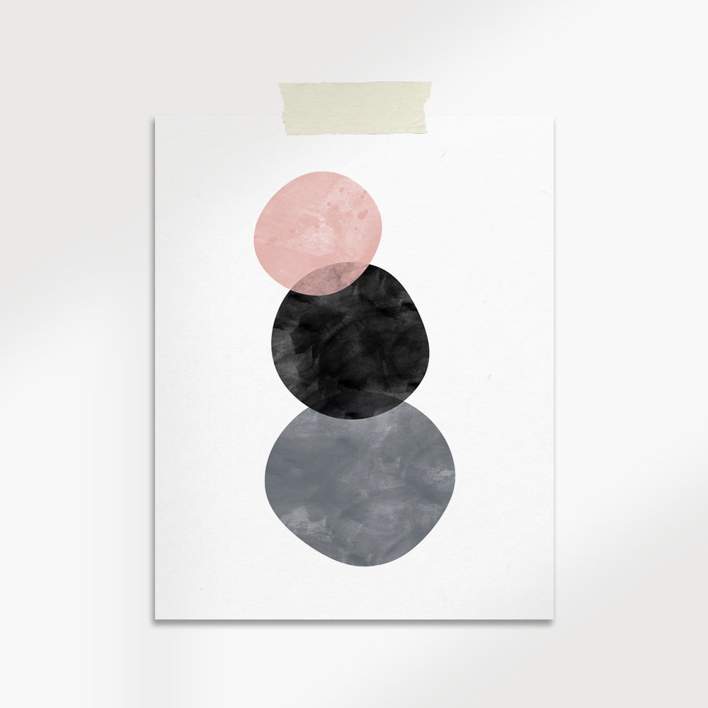 Abstract Circles Art Print