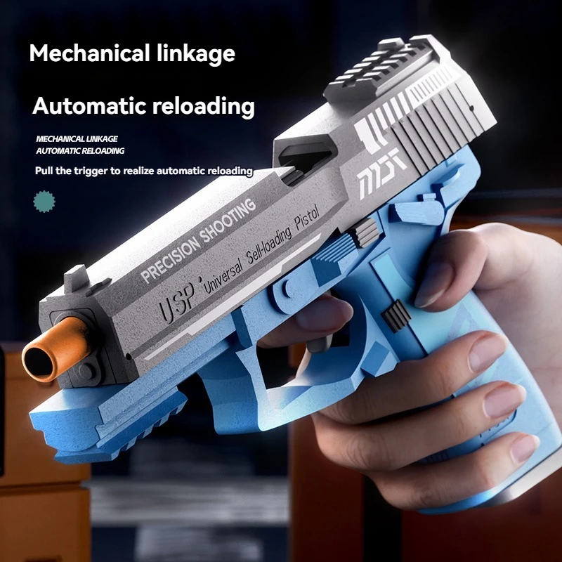 Shell Ejection Foam Darts Pistol Soft Bullet Toy Gun