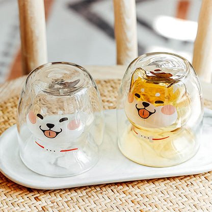 Double Glass Mug