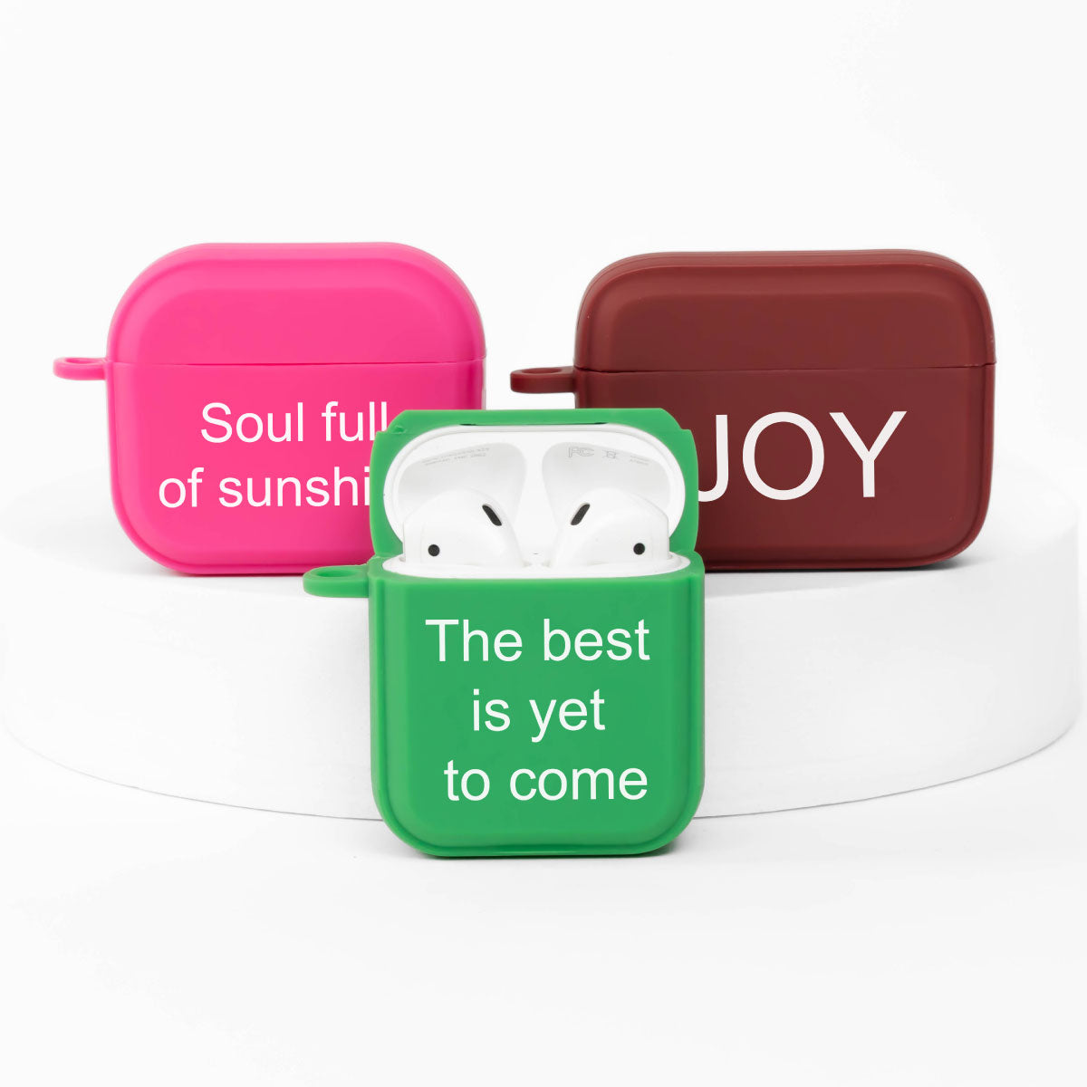 Custom Text HDX Teal Case Cover for Apple AirPods Gen 1, 2, 3 & Pro