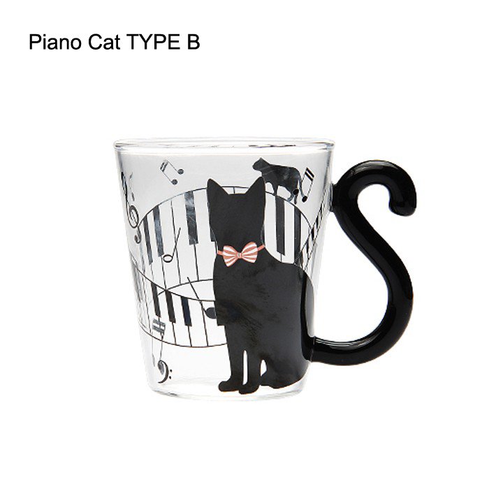 Creative Cat Glass Milk Mug