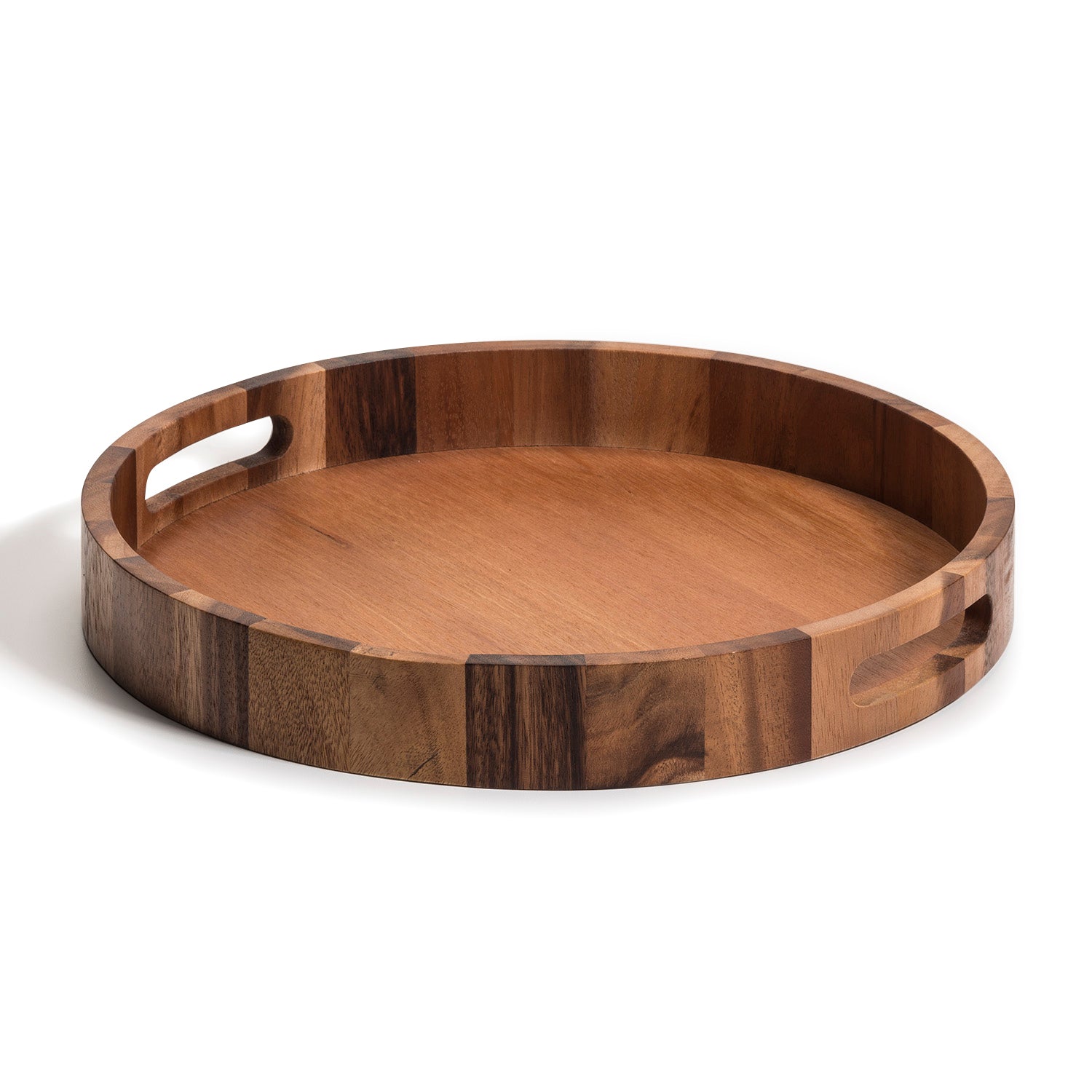 Acacia Wood Round Serving Tray -15" Main image