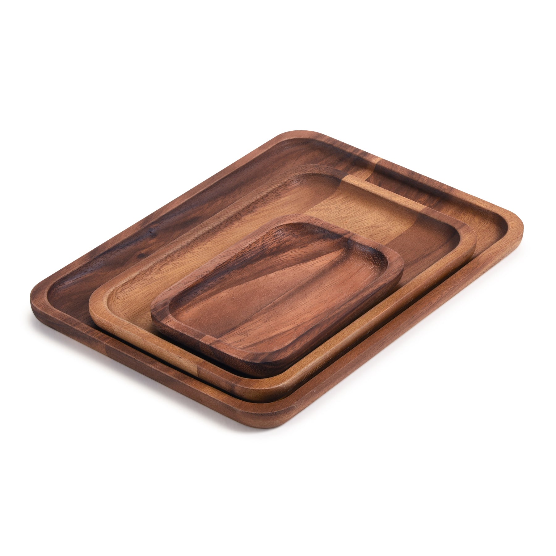 Set of 3 Rectangular Plates - 1 each size Main image