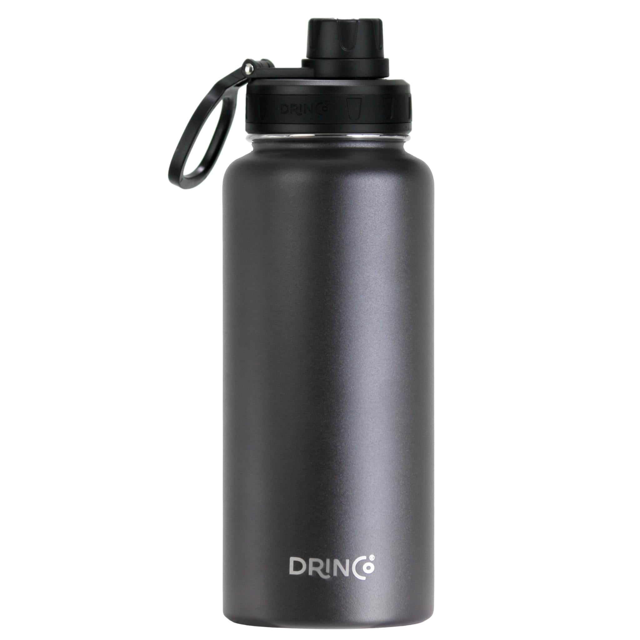 DRINCO® 32oz Stainless Steel Water Bottle - Black Main image