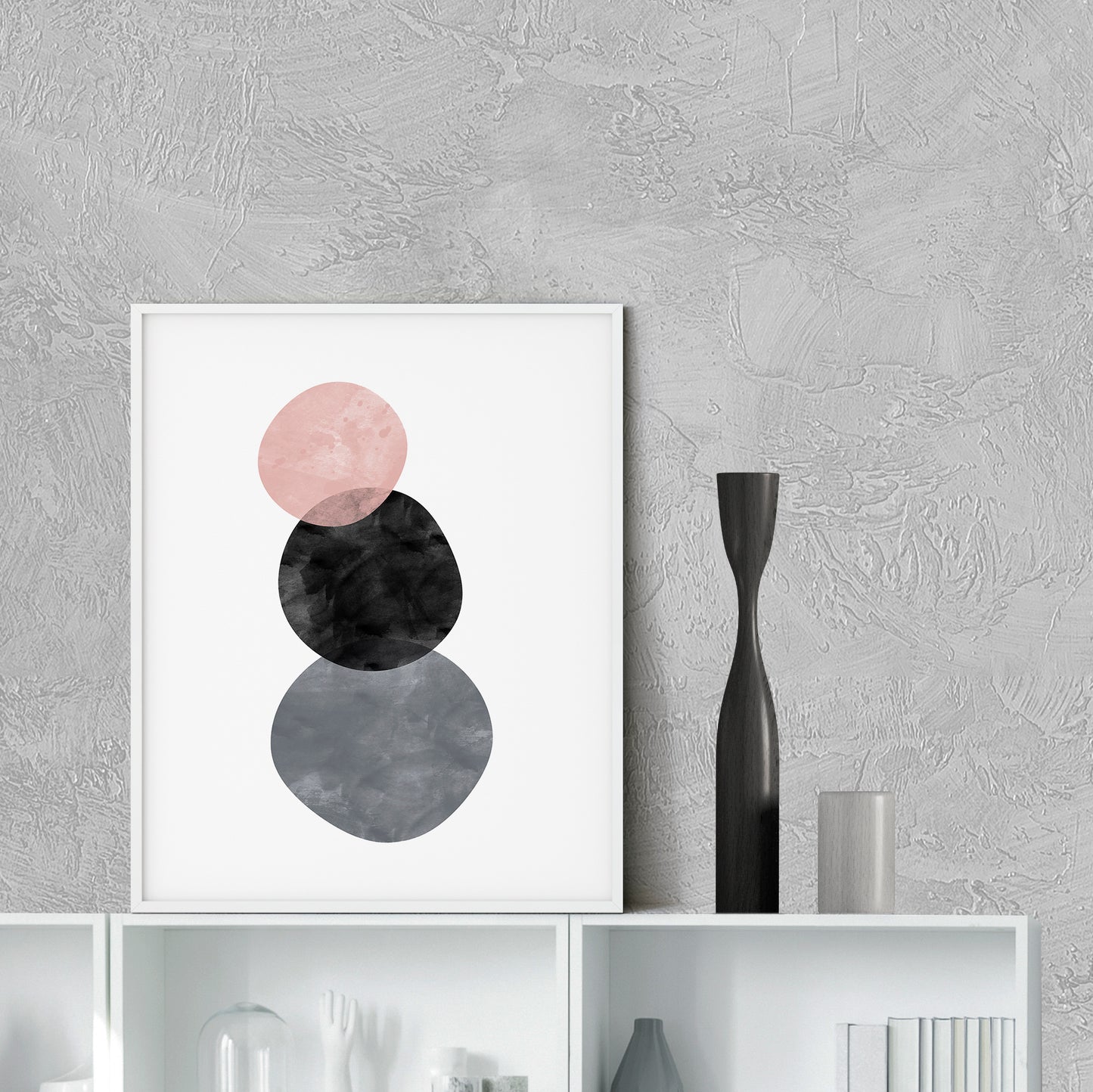 Abstract Circles Art Print