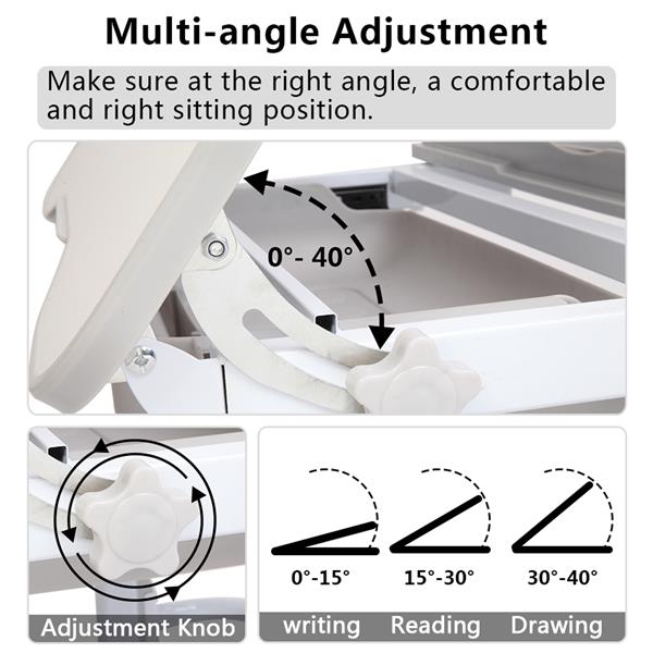 70CM Lifting Table Can Tilt Children Learning Table And Chair