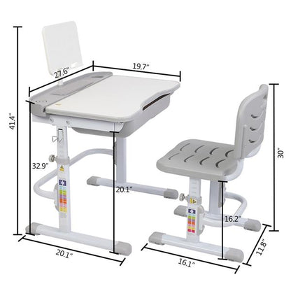 70CM Lifting Table Can Tilt Children Learning Table And Chair