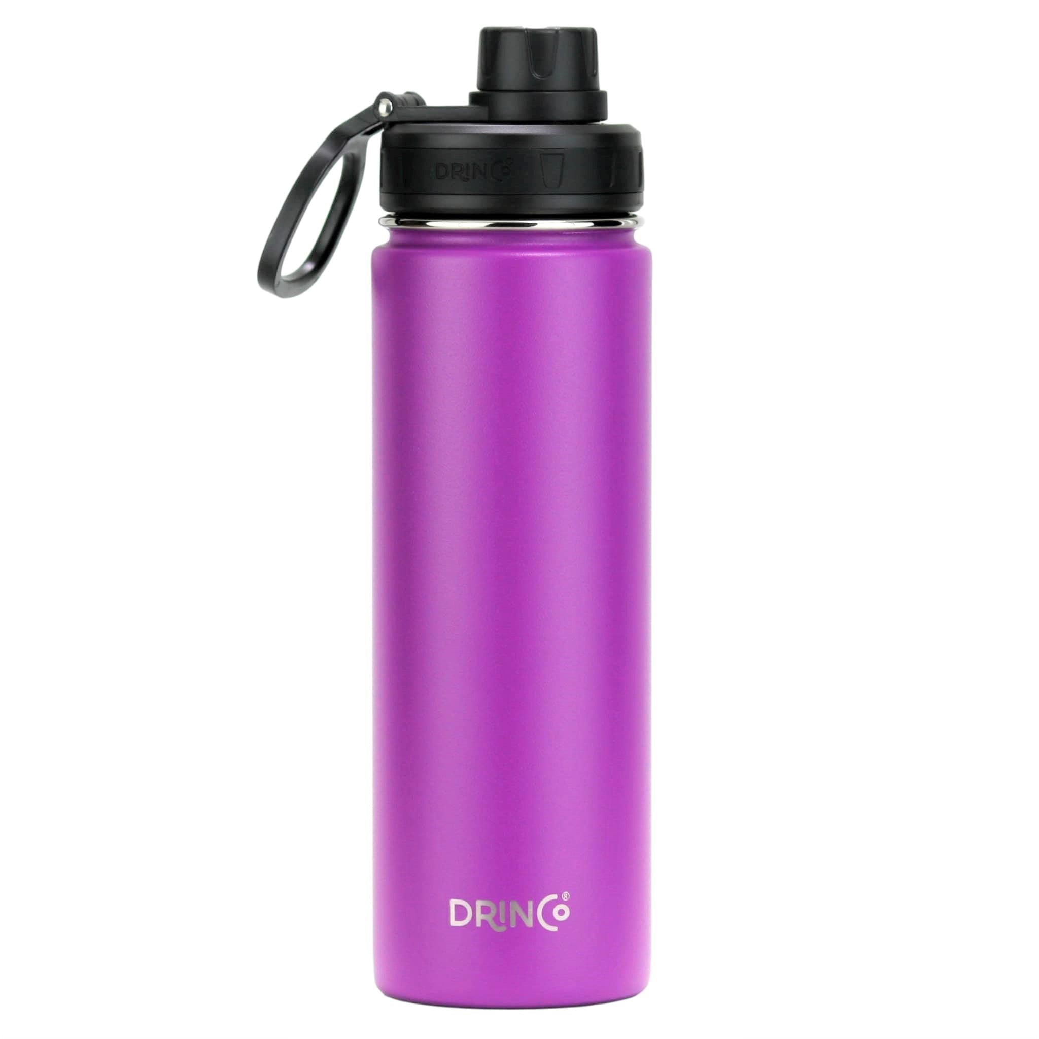 DRINCO® 22oz Stainless Steel Sport Water Bottle - Deep Purple Main image