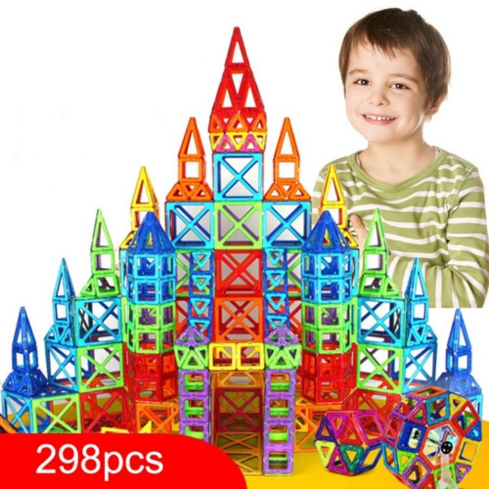 100 298pcs Blocks Magnetic Designer Construction