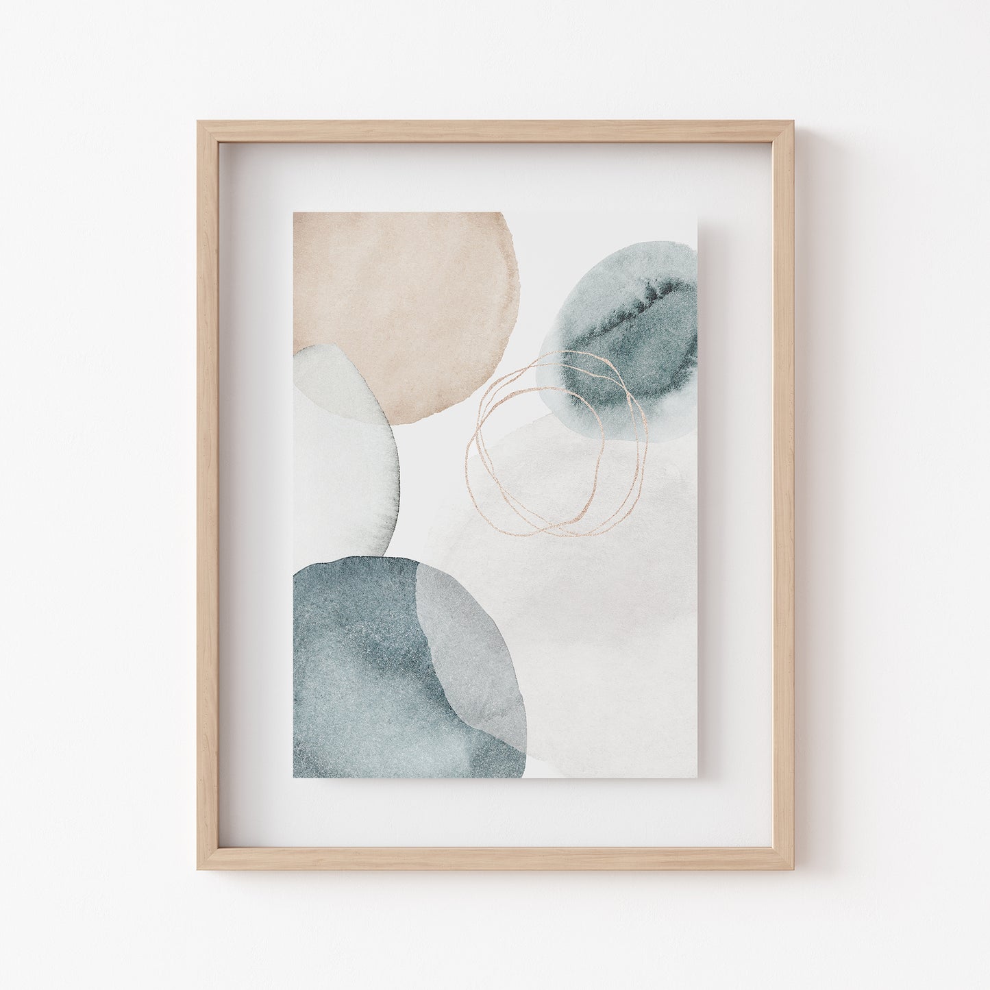 Abstract watercolor print