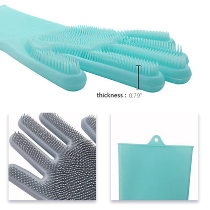 Silicone Kitchen Cleaning Gloves