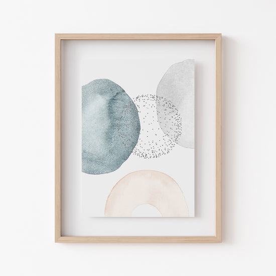 Abstract watercolor Art Print