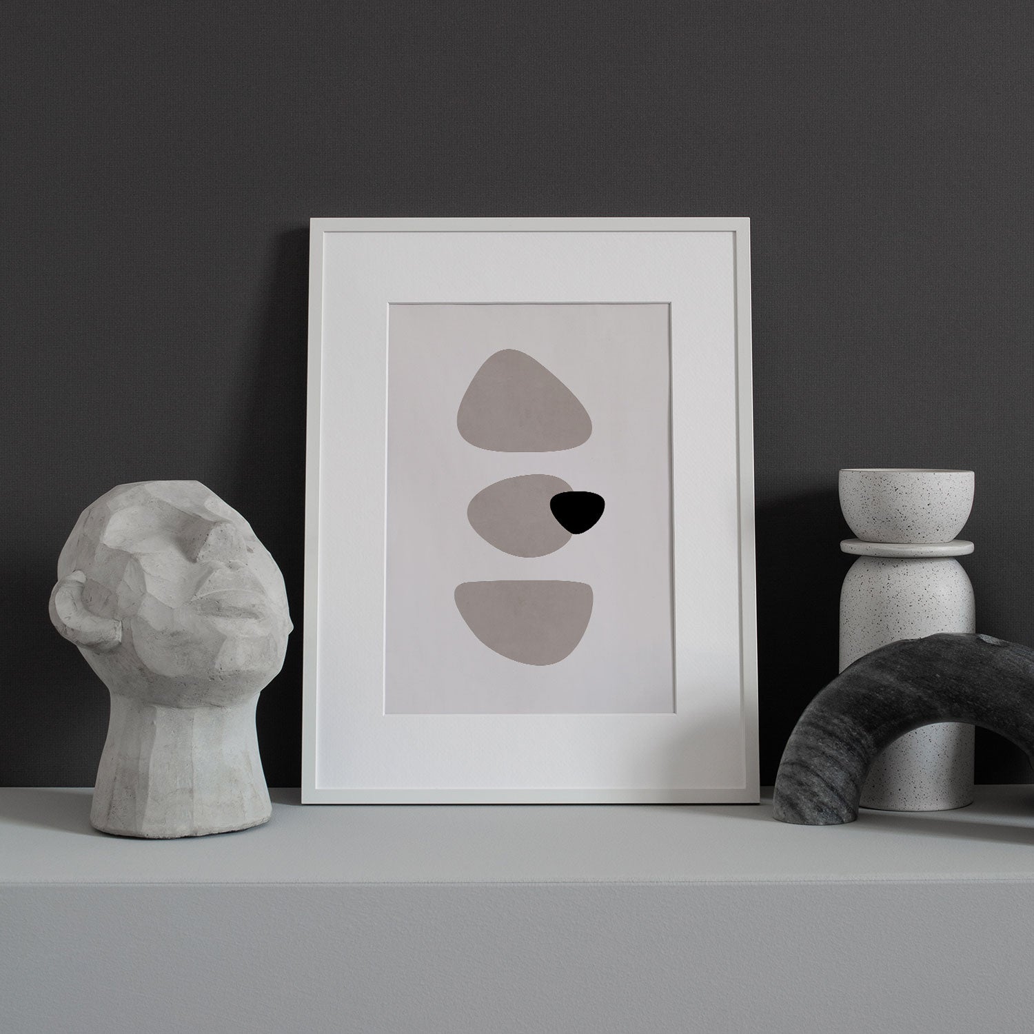 Modern Neutral Wall Art Print Secondary image