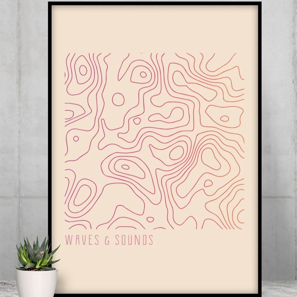 Waves and Sounds Music Poster Main image