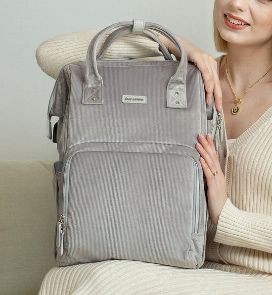 Corduroy Diaper Backpack