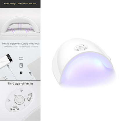 36W LED Automatic Sensing Nail Polish Dryer Lamp