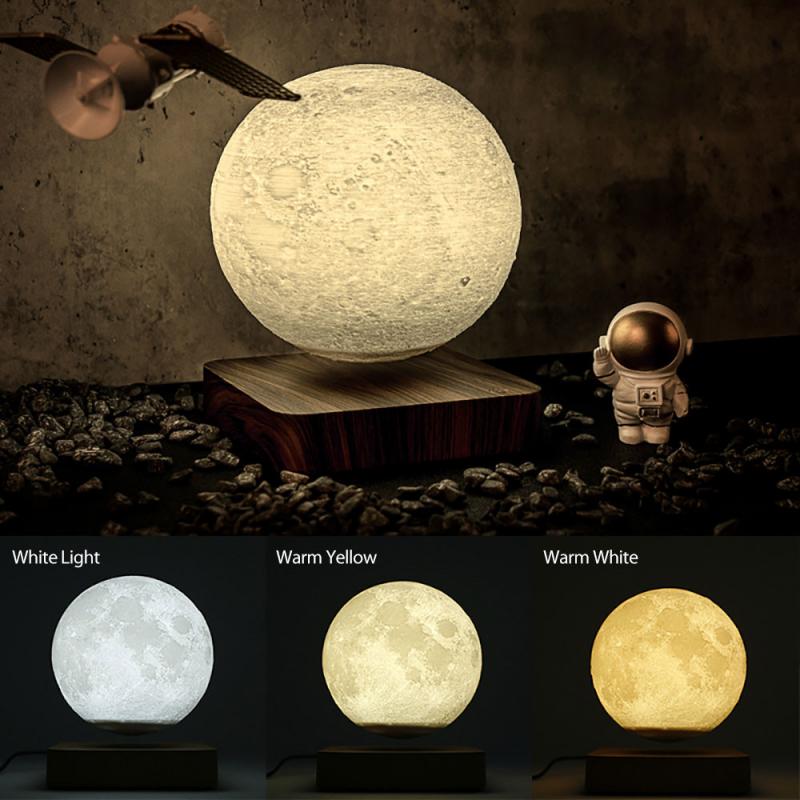 Novelty 3D Magnetic Levitation Moon Lamp Moon Floating Lamp Secondary image