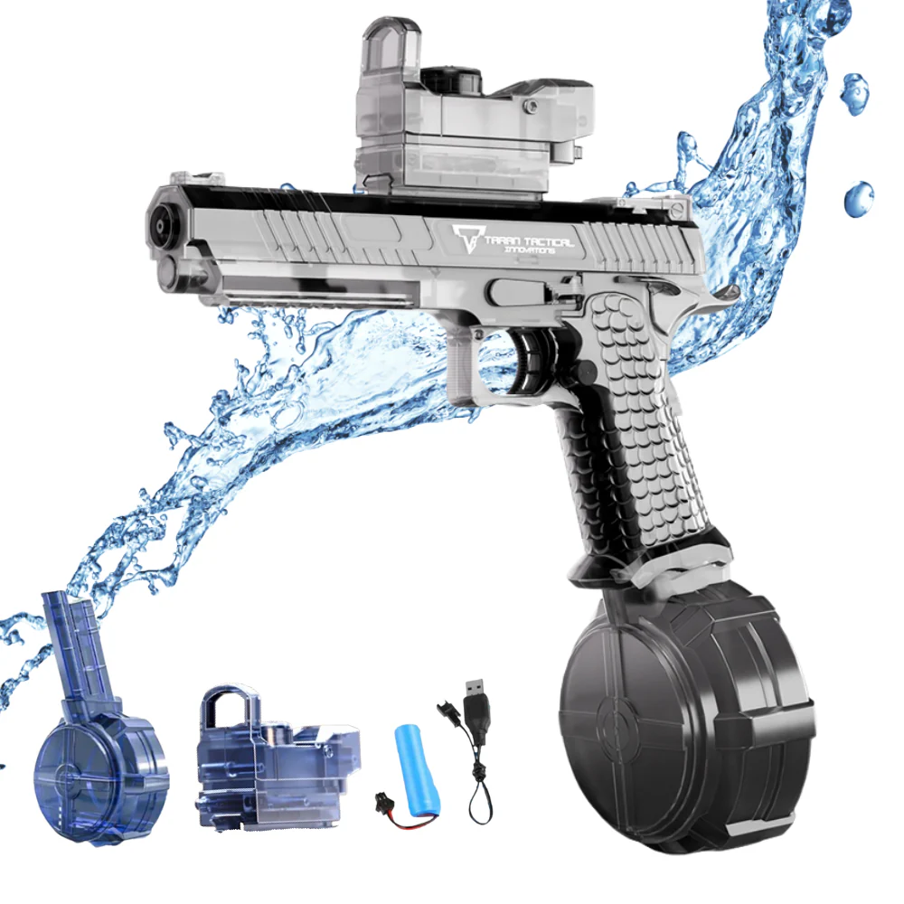 Electric Shooting Flashing Lights Battle Automatic Water Gun Toys