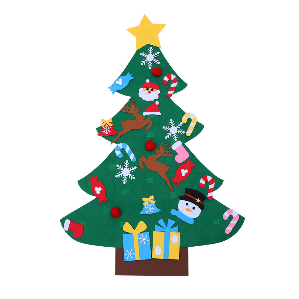 Kids DIY Felt Christmas Tree Ornaments Gifts Main image