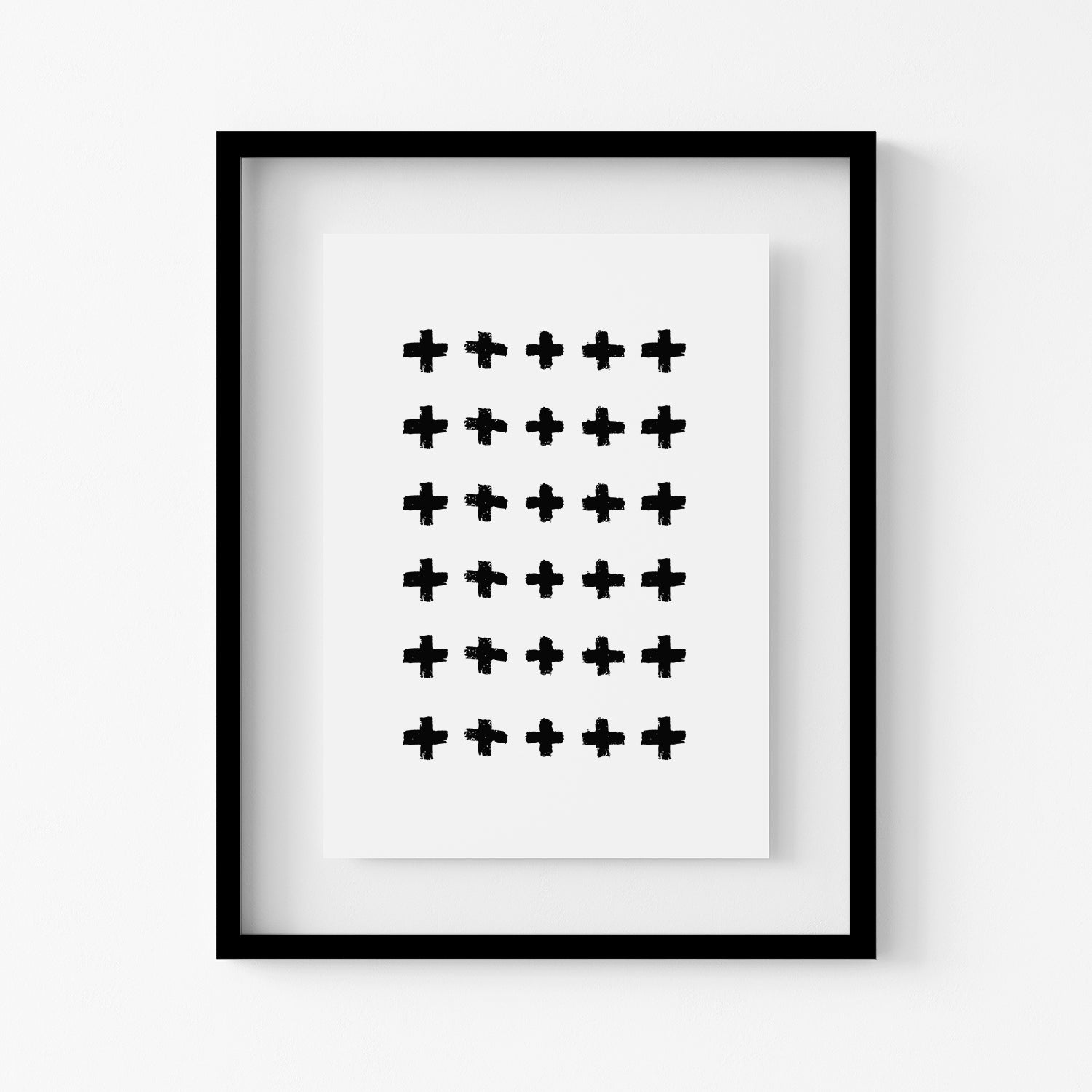 Cross Pattern Geometric Abstract Art Main image