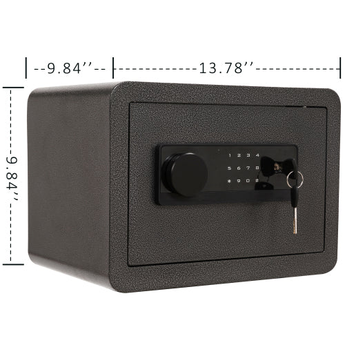 Digital Security Safe Box for Home Office Double Safety Key Lock