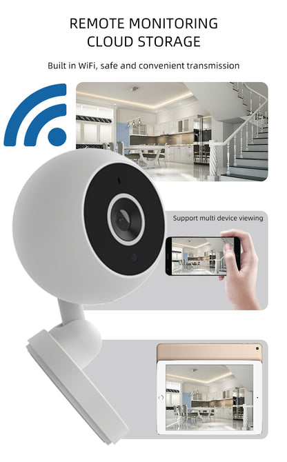 HD 1080P Smart Wifi Camera Network Home Security Camera 360° Rotate