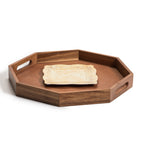 Octagon Wood Charcuterie/Serving Tray 17"