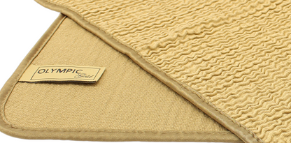 Glass Cleaning Cloth Wave Gold, 36 x 36 cm