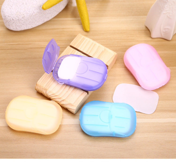 20pcs Random Disinfecting Soap Paper Mini Soap