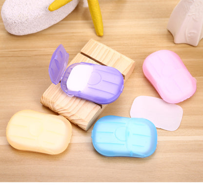 20pcs Random Disinfecting Soap Paper Mini Soap