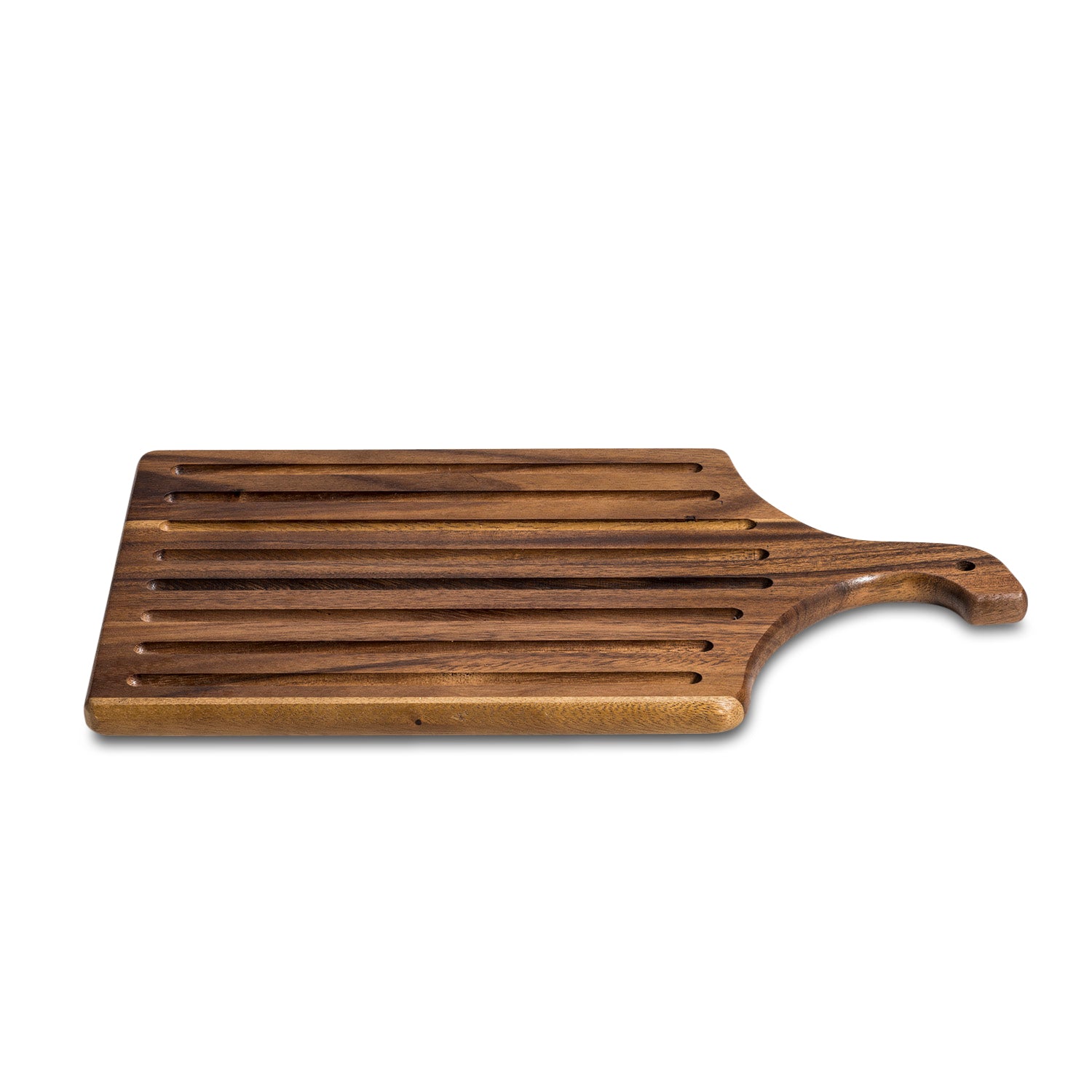 Acacia Wood Slotted Bread Board  10" x 18" Main image