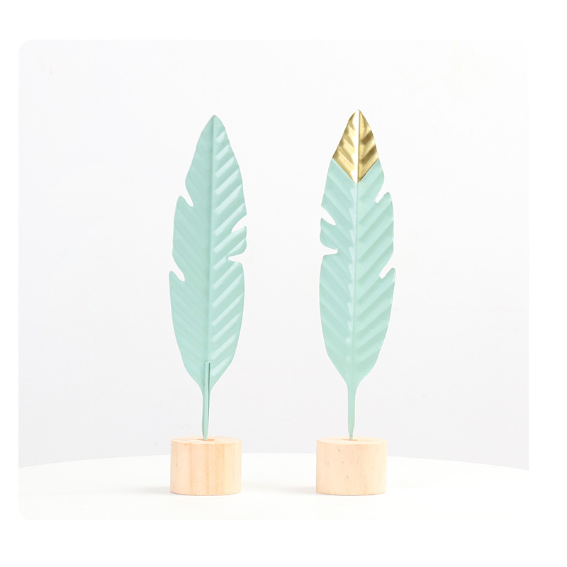 Nordic Creative Iron Feather Figure Ornaments Room Decor Home Decor Main image