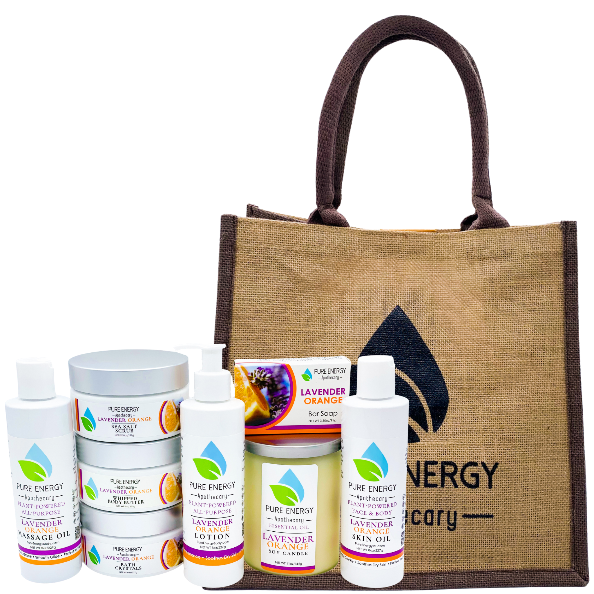 Premium Spa Gift Set (Lavender Orange)