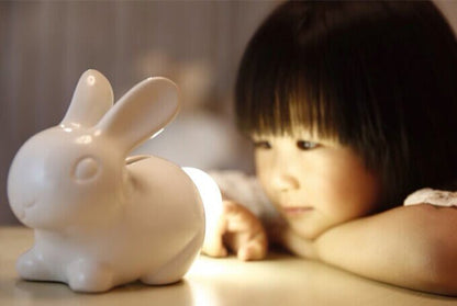 Rabbit Night Lamp With Piggy Bank