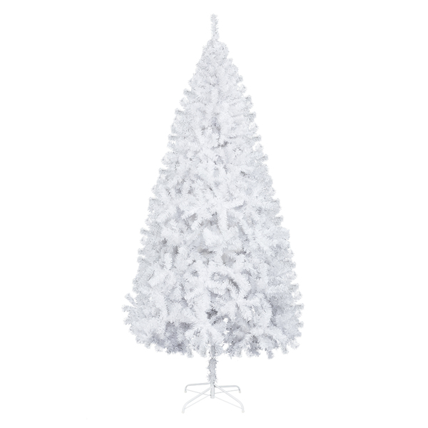 7FT Iron Leg White Christmas Tree with 950 Branches Main image