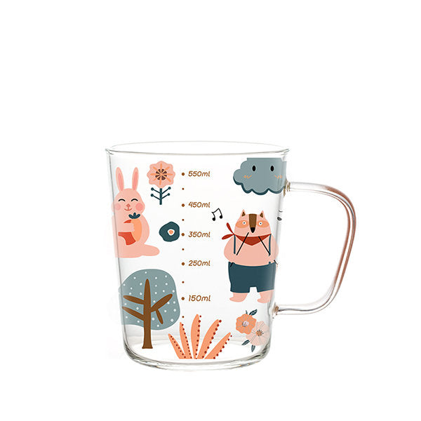 Creative Cartoon Glass Mug