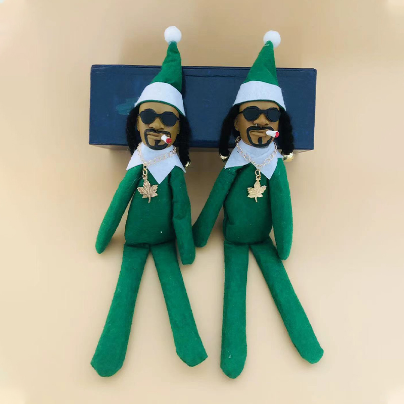 Ornaments Elf Doll Kids Gift Toys Creative Snoop On A Stoop