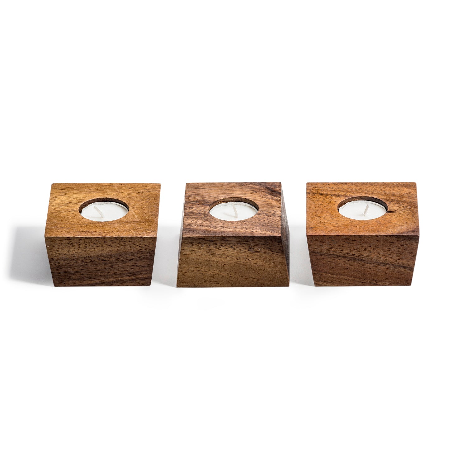 S/3 Candleholder with Tealights Main image