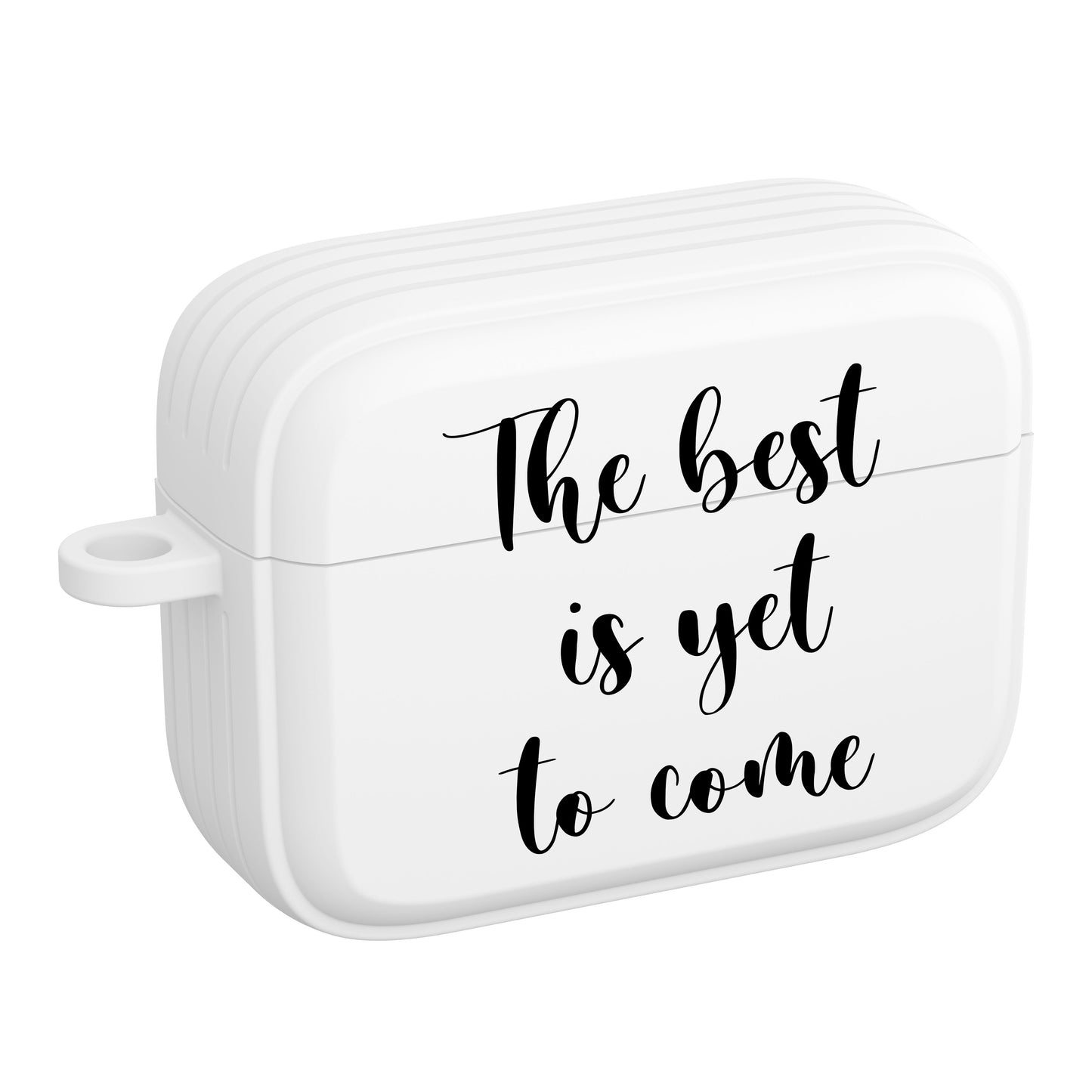 Custom Text HDX White Case Cover for Apple AirPods Gen 1, 2, 3 & Pro