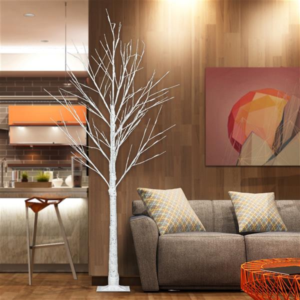 6FT Snowflake Christmas Tree with 96 LED Lamp Secondary image