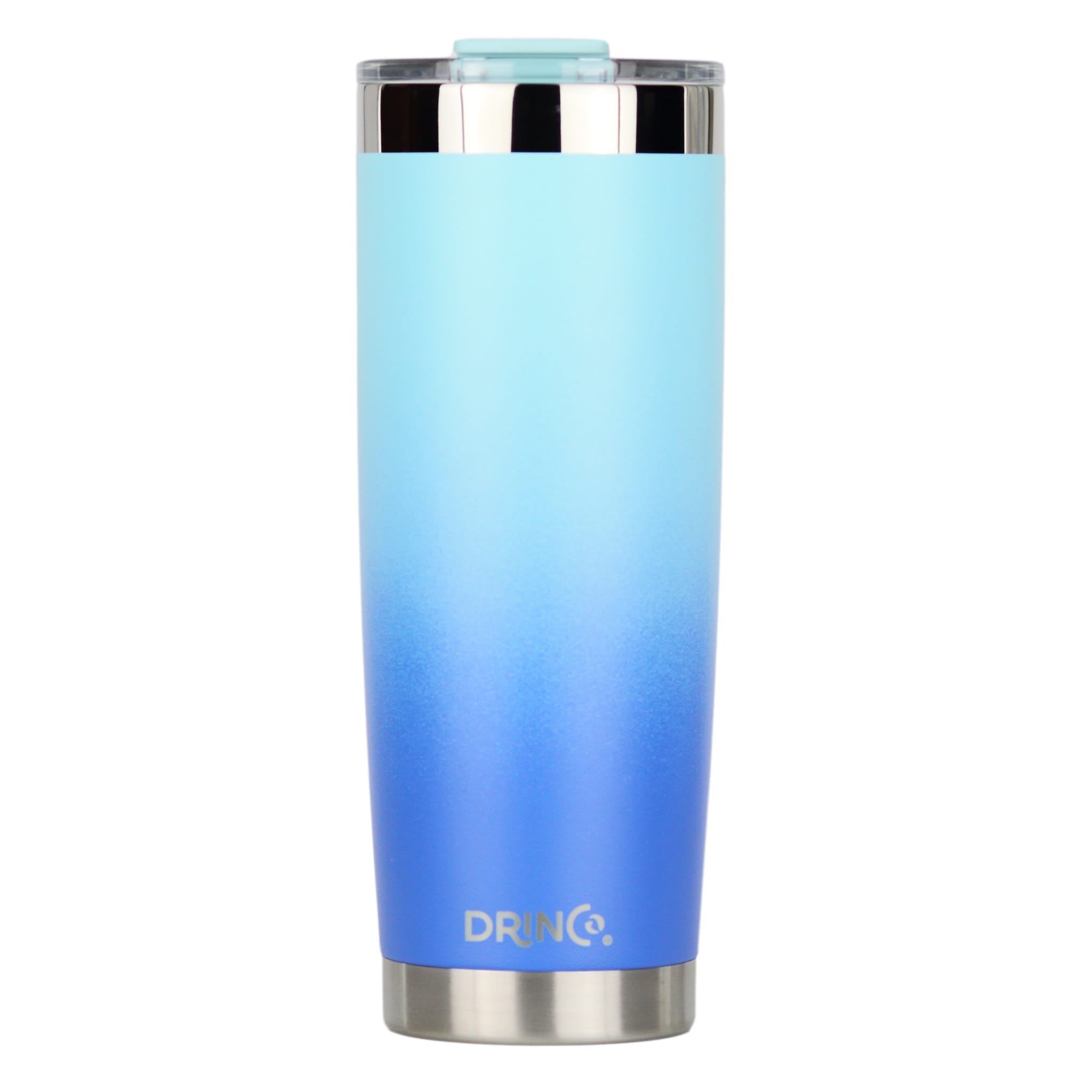 DRINCO® 20oz Insulated Tumbler Spill Proof Lid 2 Straws(SkyBlue) Secondary image