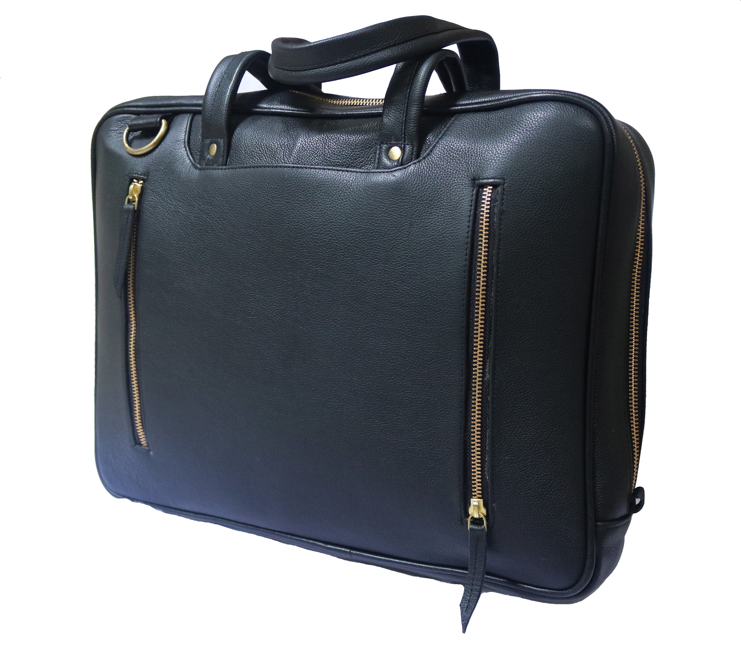 Combo Of 2 , Leather Laptop Briefcase And Leather Tote Bag .