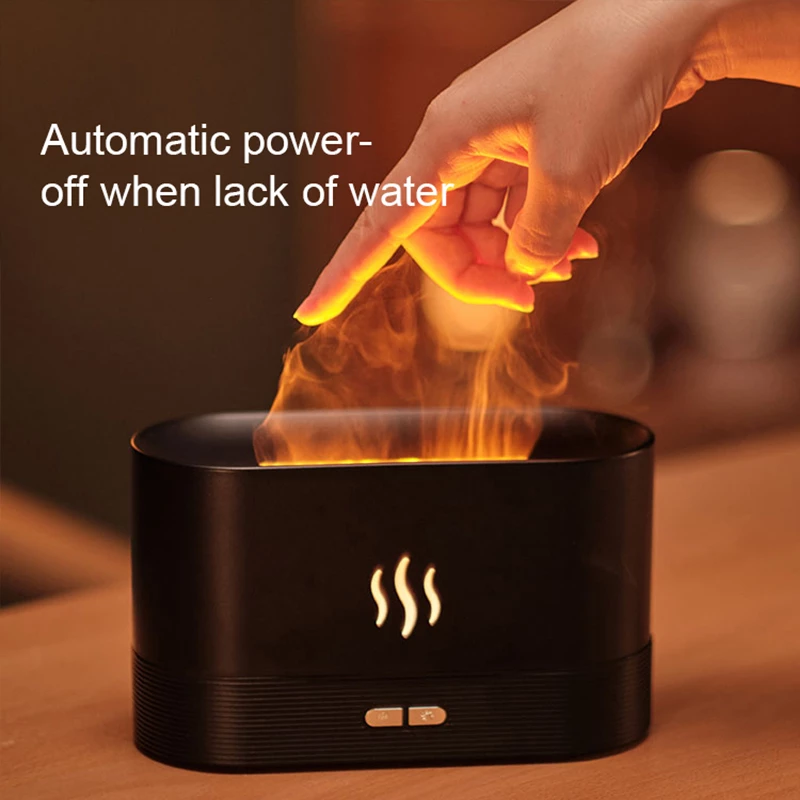 Aroma Diffuser Air Humidifier Flame Lamp Difusor Main image