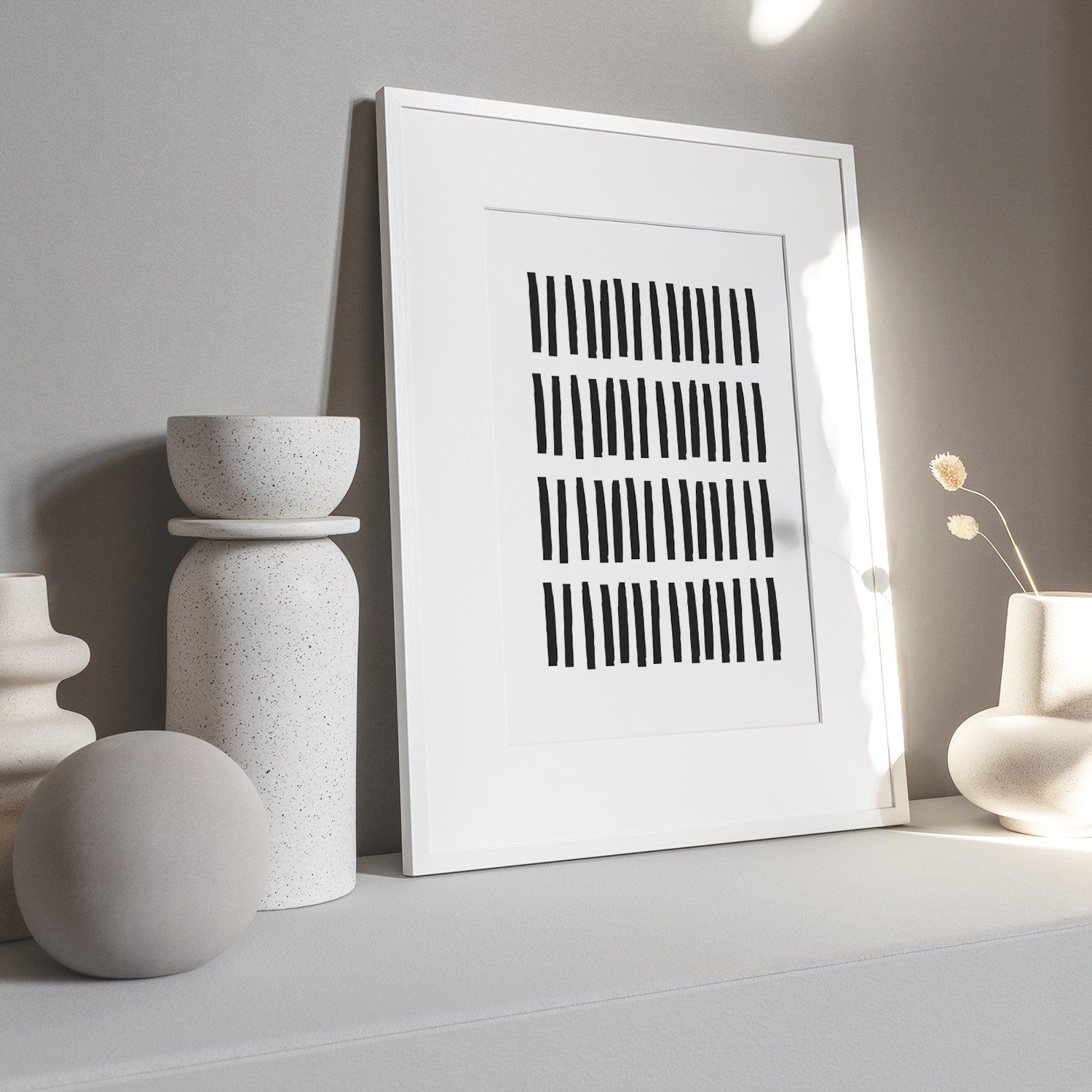 Minimalist Pattern Wall Art Secondary image