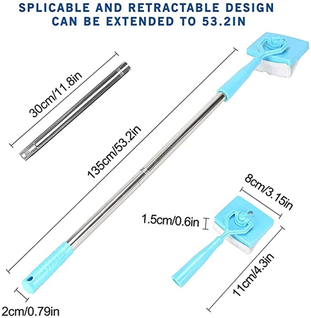 Universal Cleaning Brush Mop Baseboard Buddy Retractable Household