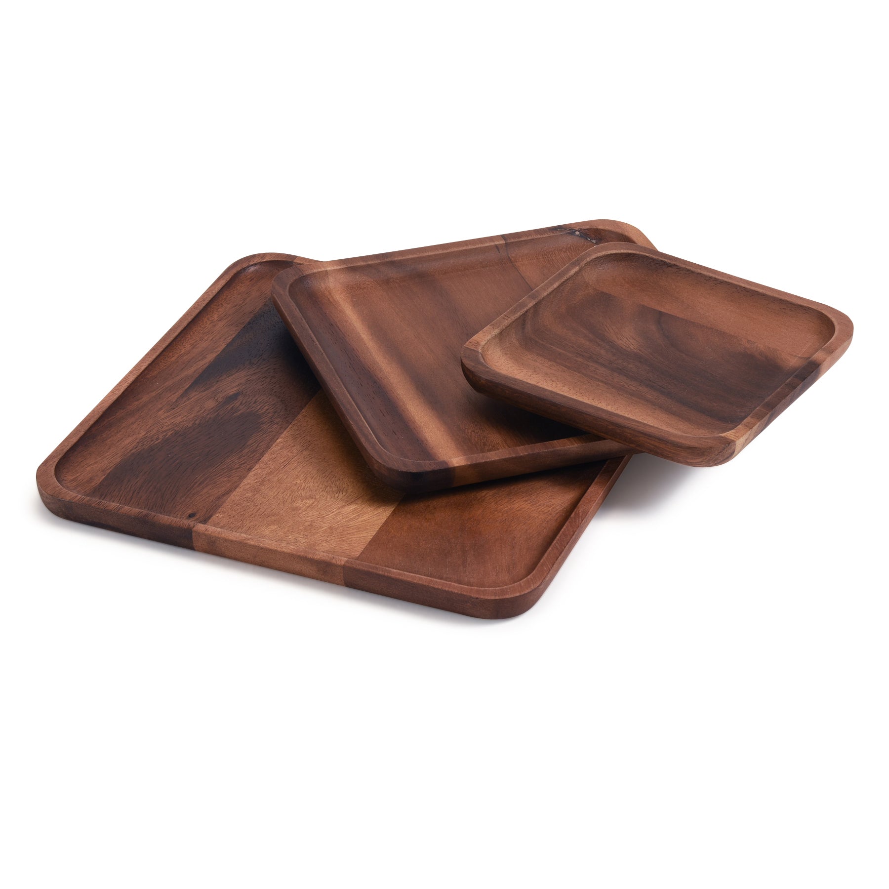 Set of 3 Square Plates - 1 each size Secondary image
