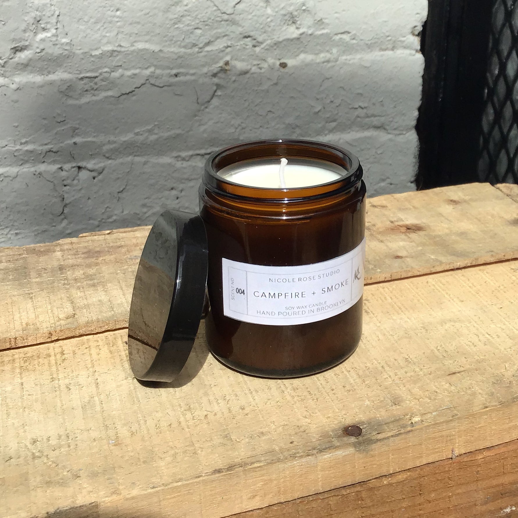 Campfire + Smoke Soy Wax Candle Secondary image