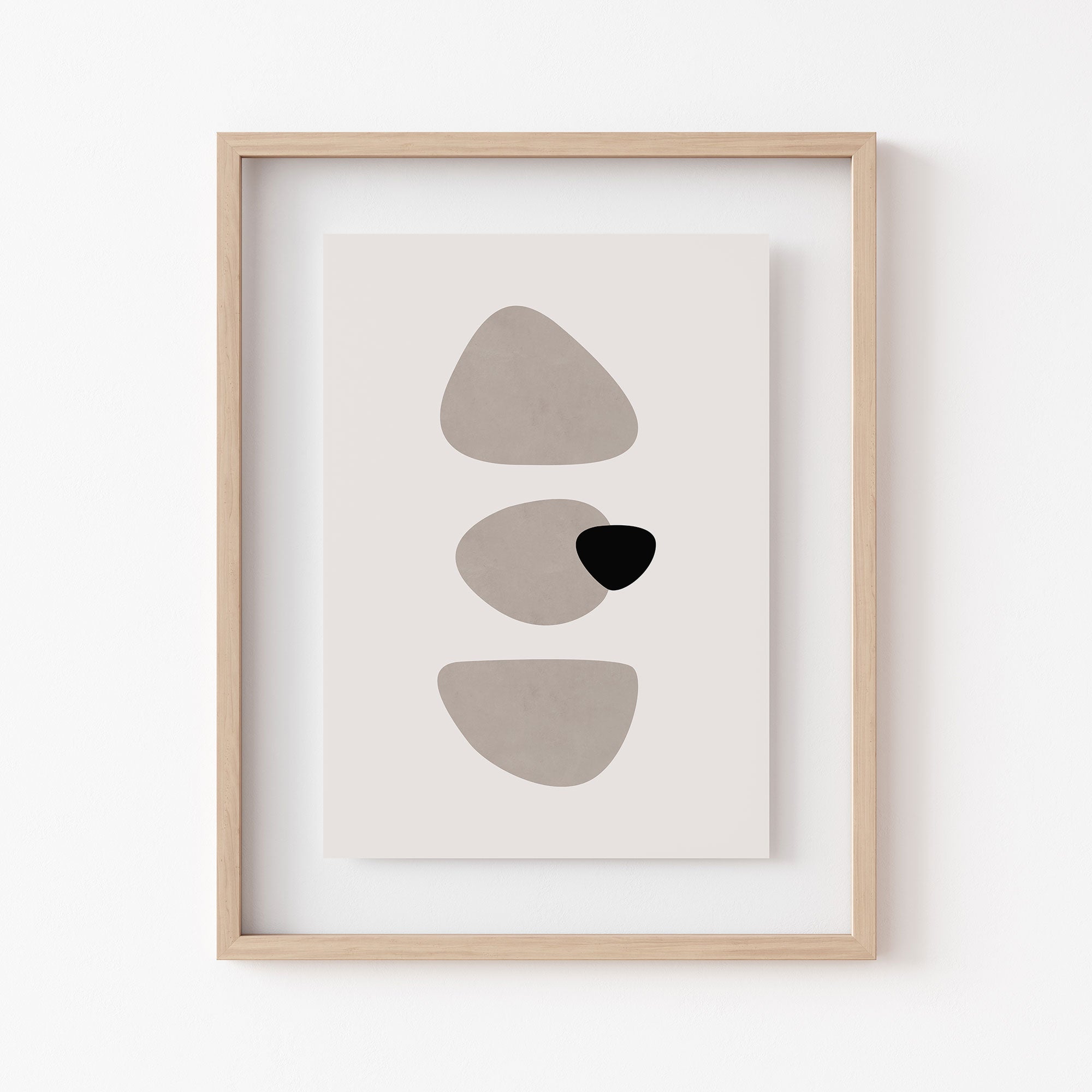 Modern Neutral Wall Art Print Main image