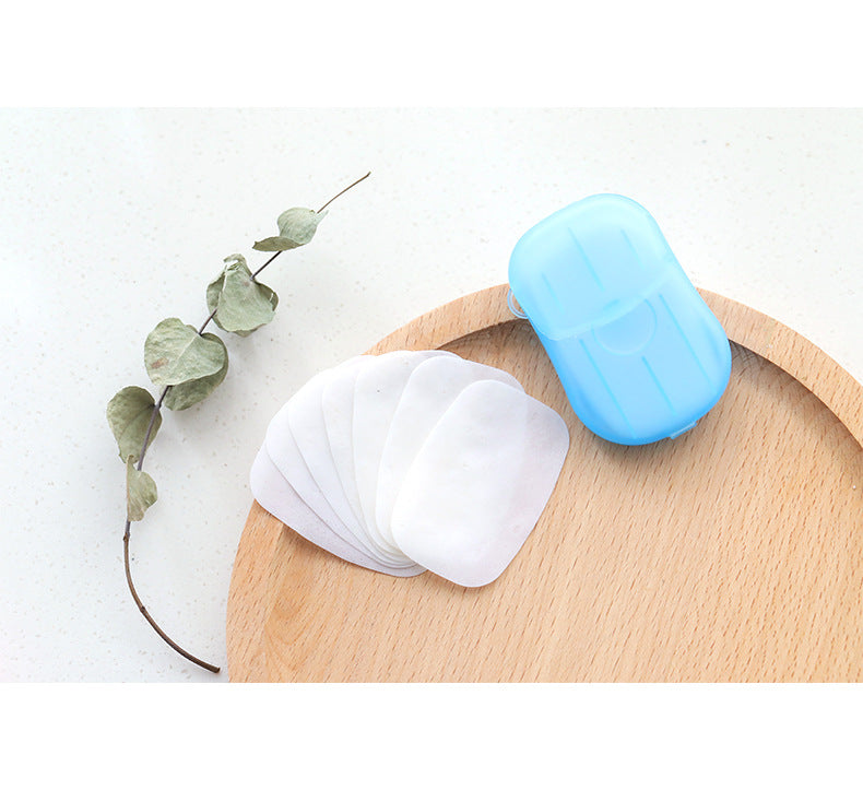 20pcs Random Disinfecting Soap Paper Mini Soap