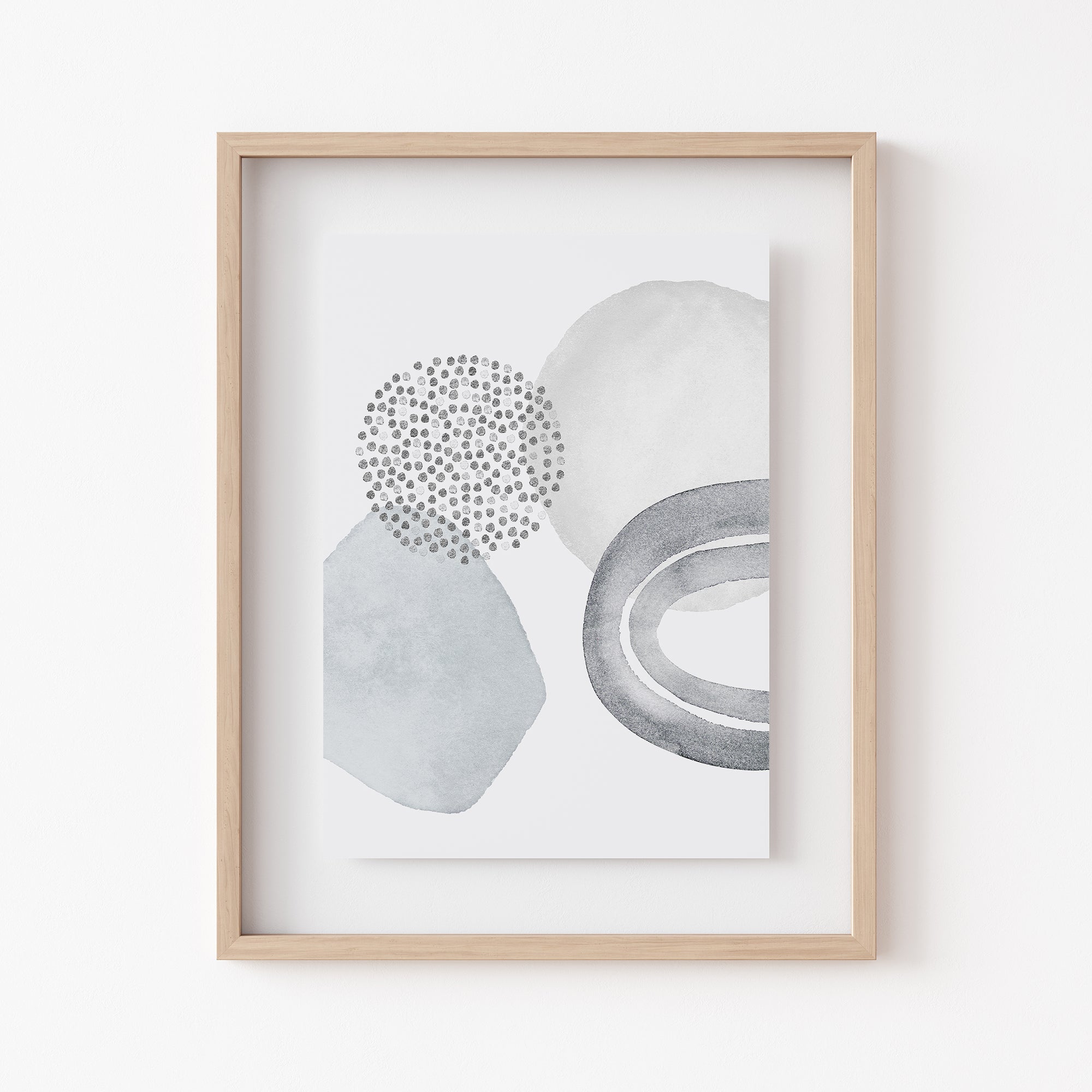 Abstract Modern Watercolor Print Main image